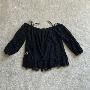 BCBGMaxazria Britanee lace top